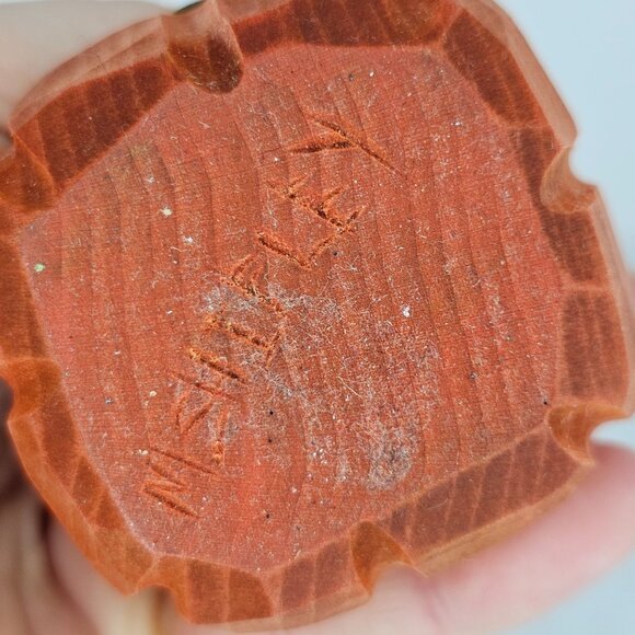 Mike Shipley Hand Carved Wood Pumpkin Scarecrow Folk Art Figure Halloween Fall - Picture 6 of 8